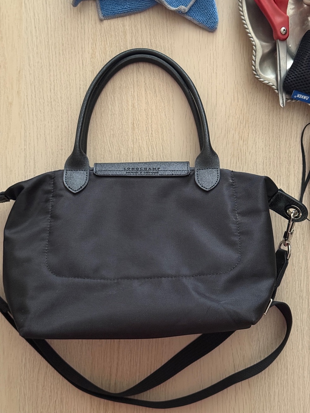 LE PLIAGE ENERGY S HANDBAG Black - Recycled canvas - Picture 4 of 10